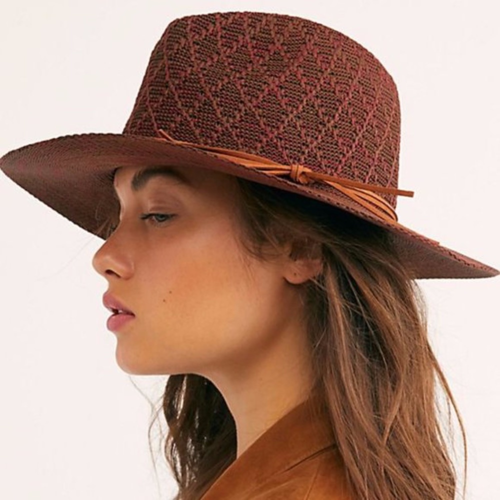 NWOT  Free People Montana Woven   Rancher Hat